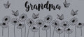 Mom, Grandma & Family Cup Decal – Design #91a