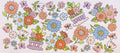 Colorful Garden Flowers & Butterflies Cup Decal – Design #30