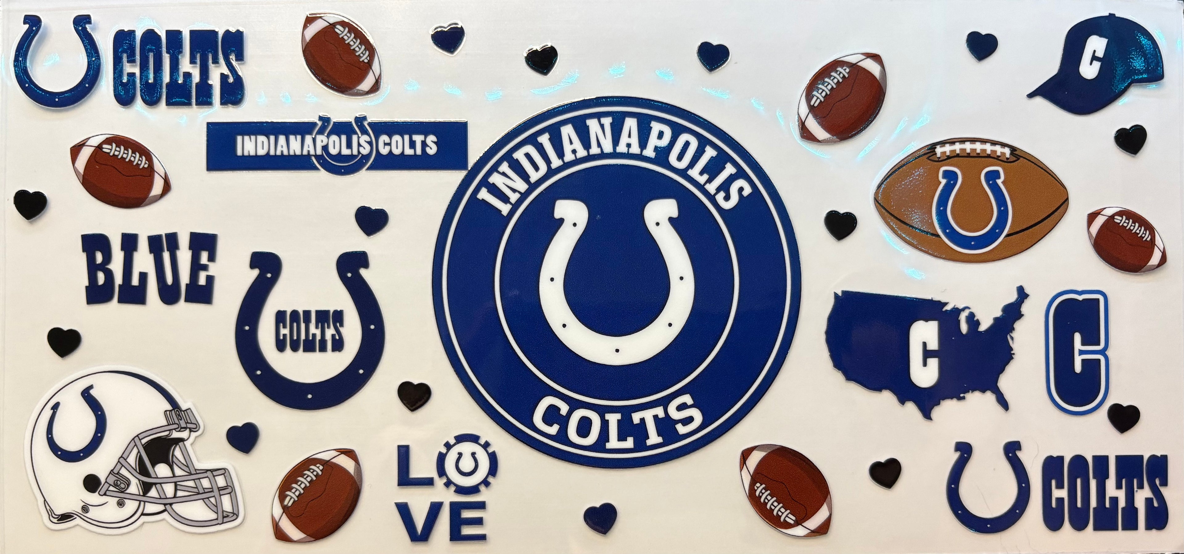 Indianapolis Colts Cup Decal – Design #112