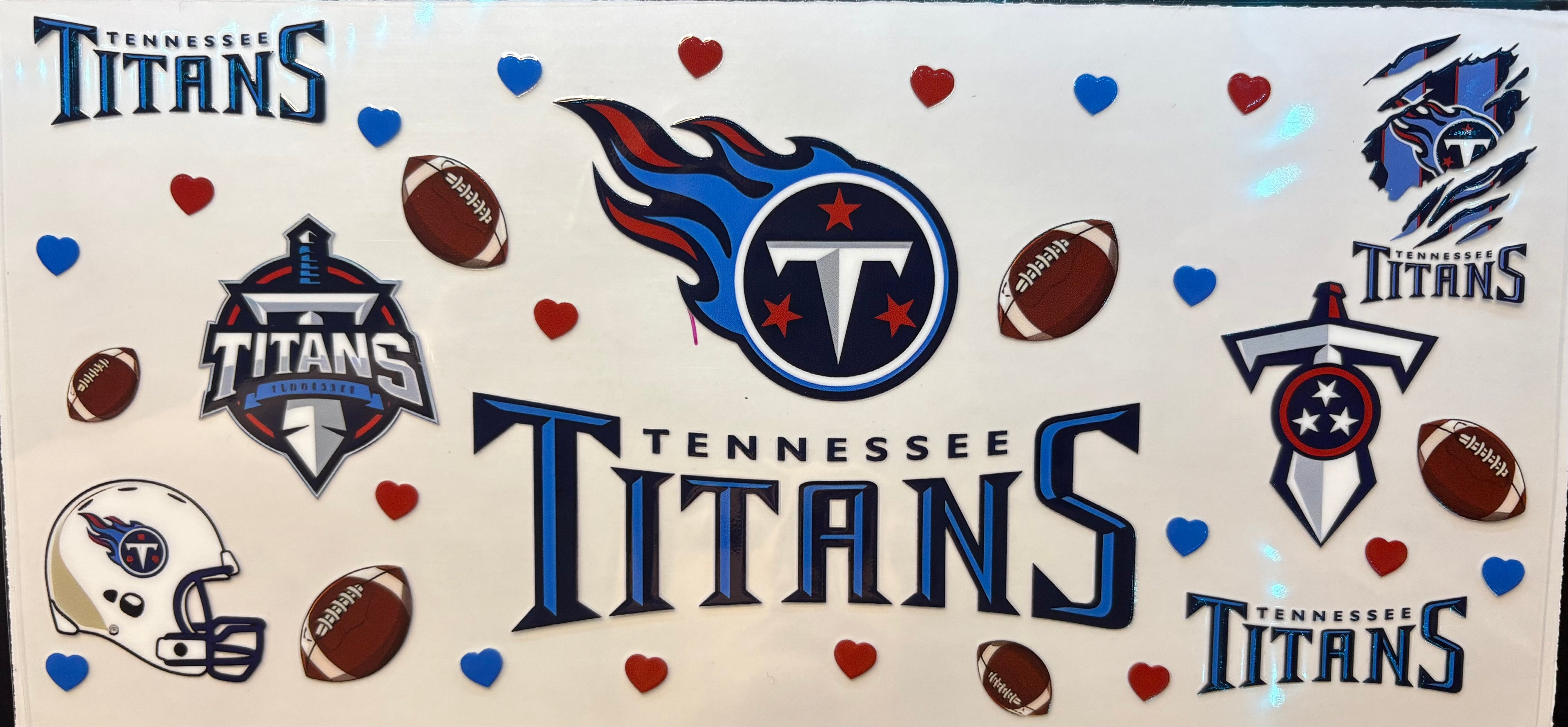 Tennessee Titans Cup Decal – Design #114