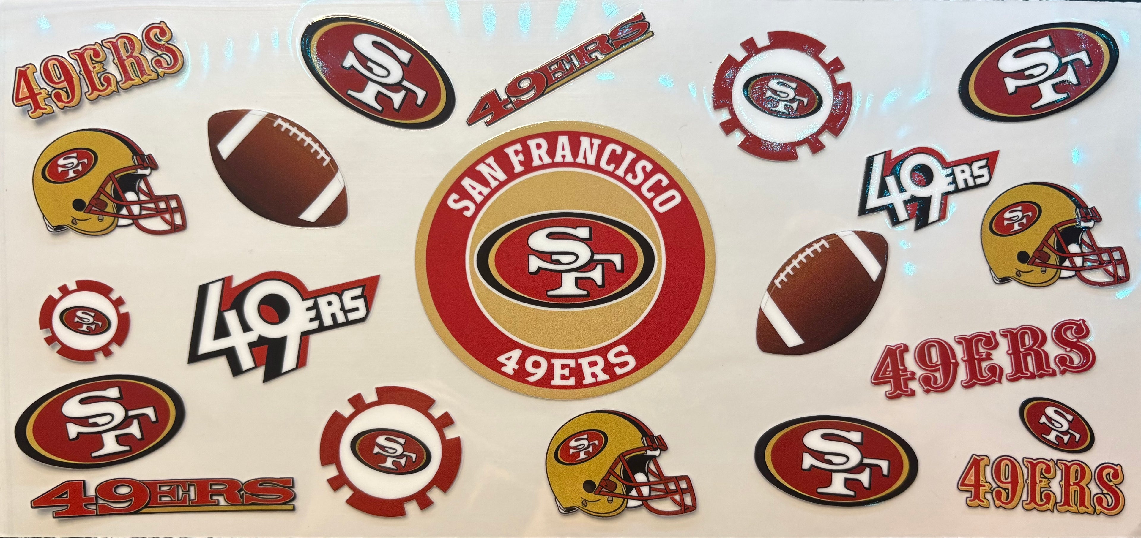 San Francisco 49ers Cup Decal – Design #133