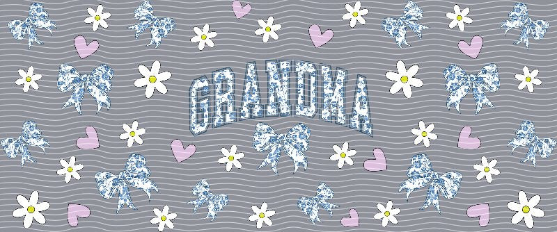 Mom, Grandma & Family Cup Decal – Design #90a
