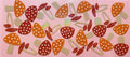 Orange & Red Polka Dot Mushrooms Cup Decal – Design #37