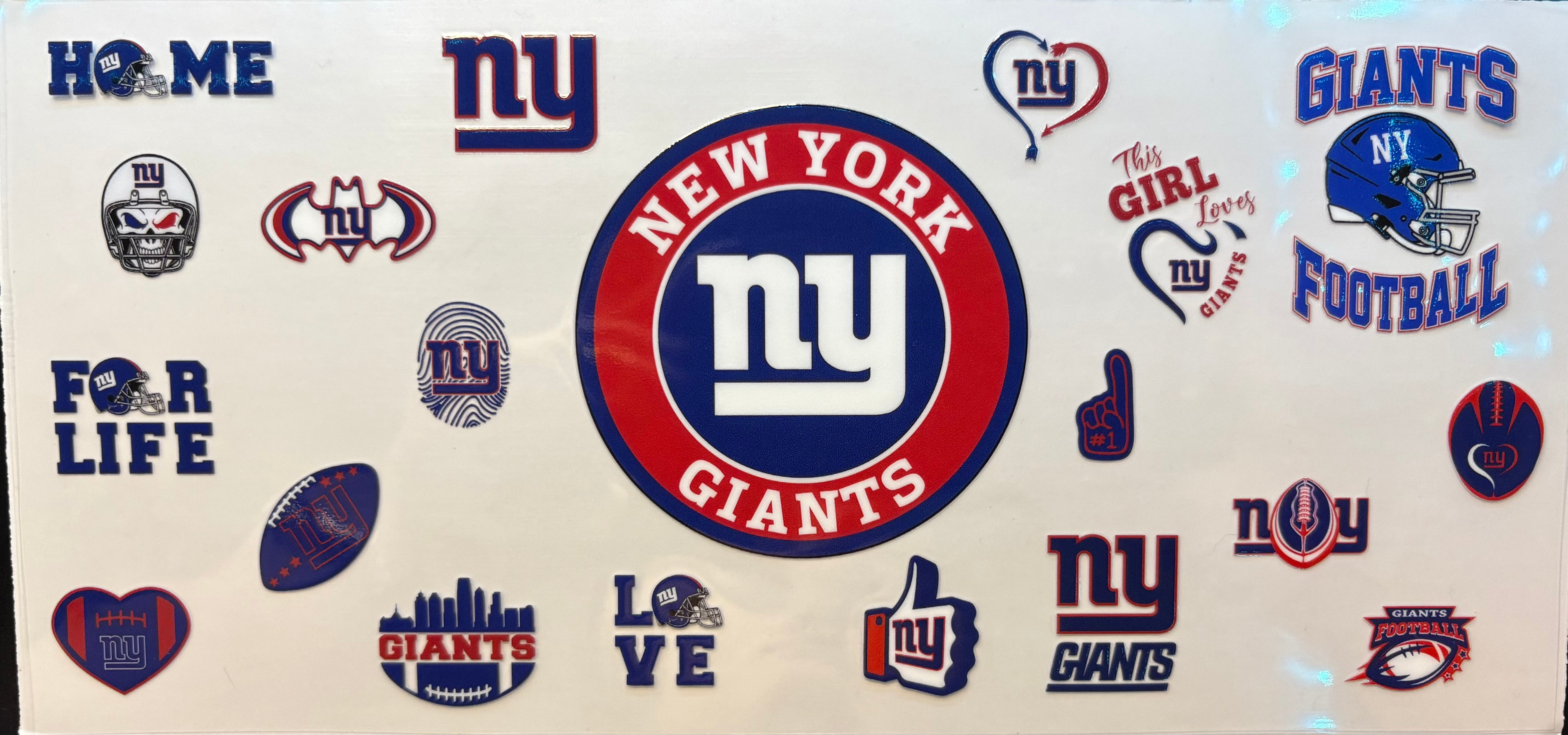 New York Giants Cup Decal – Design #120
