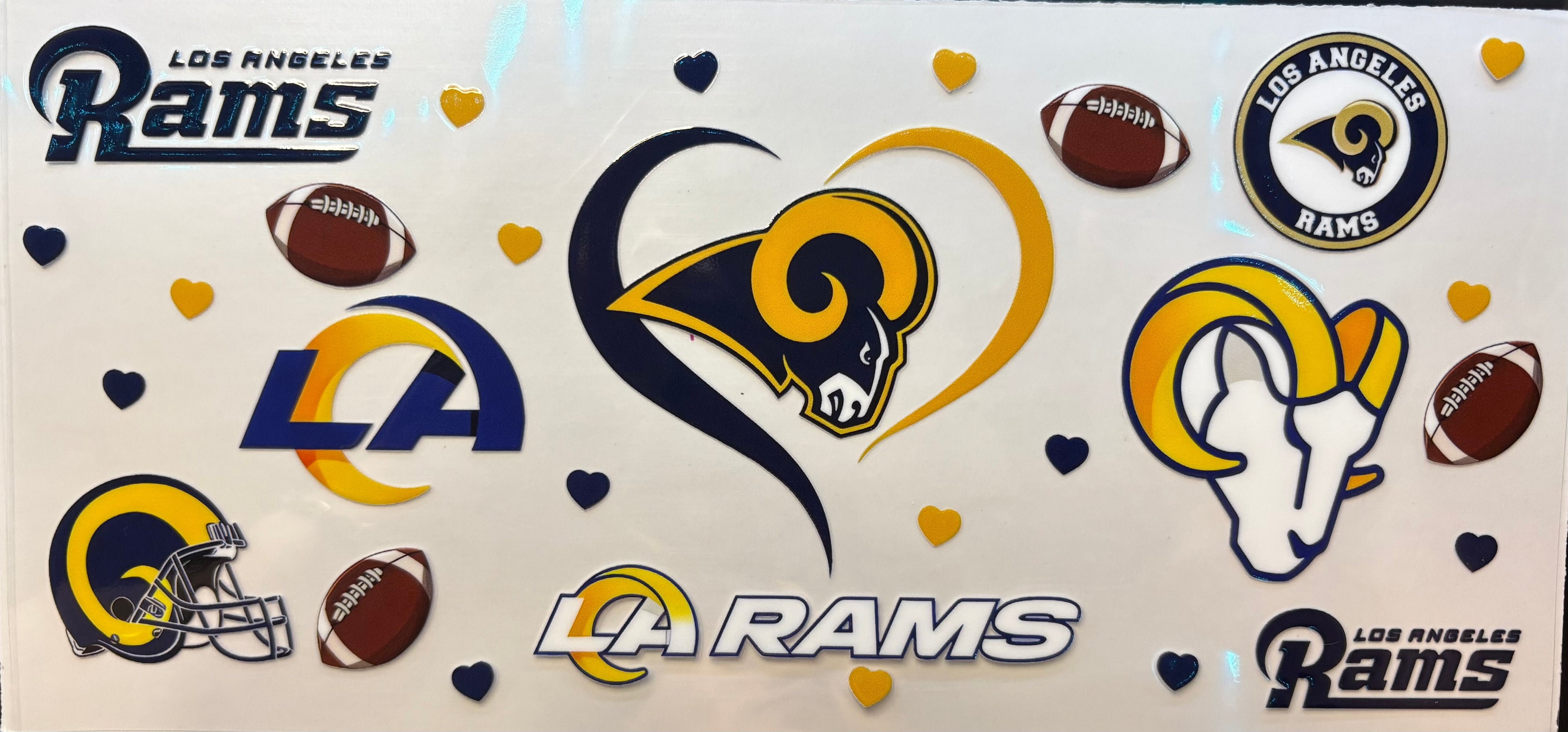 Los Angeles Rams Cup Decal – Design #132