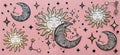Sun & Moon Celestial Constellations Cup Decal – Design #65
