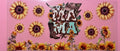 Western Cow Print MAMA Sunflower Cup Decal – Design #71