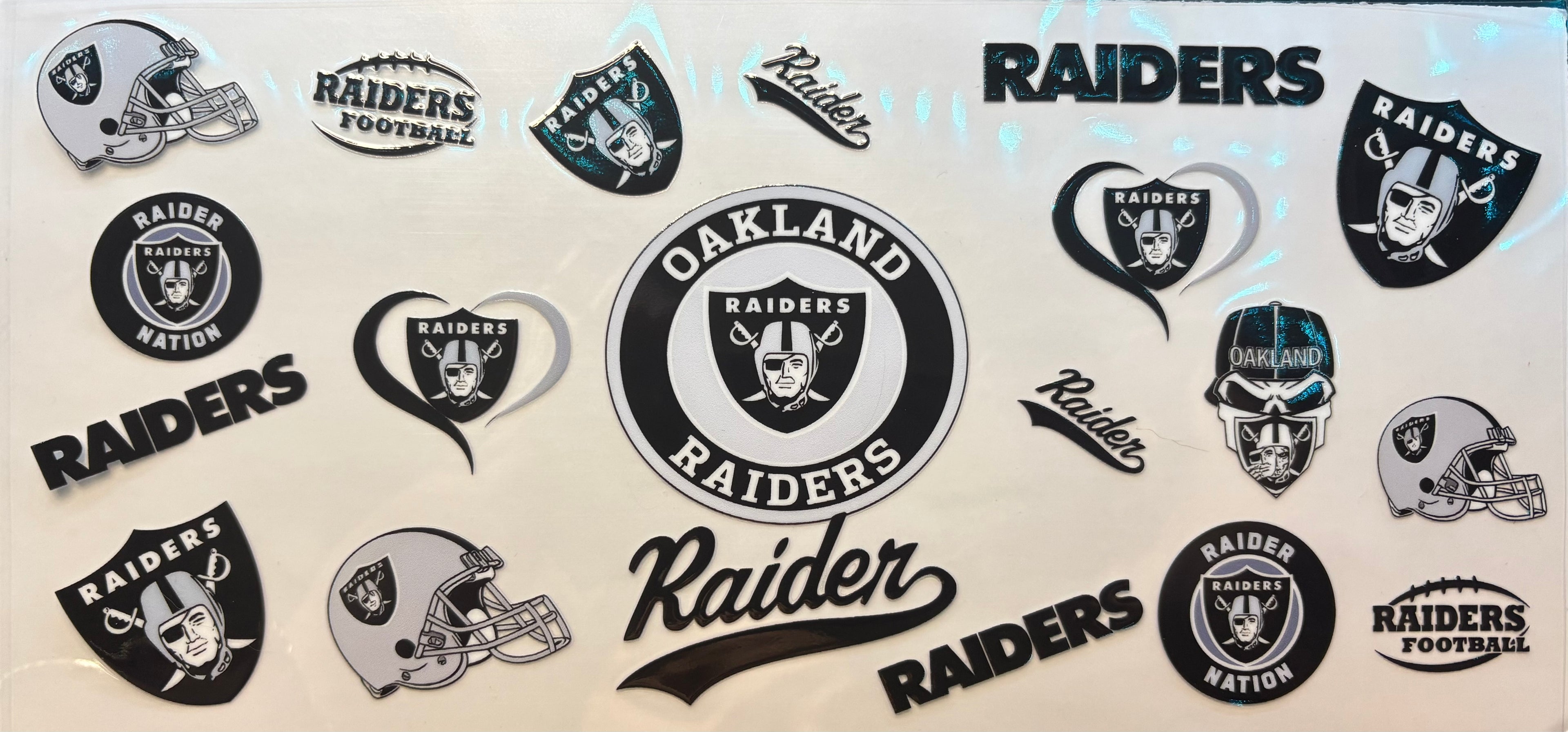Oakland Raiders Cup Decal – Design #117