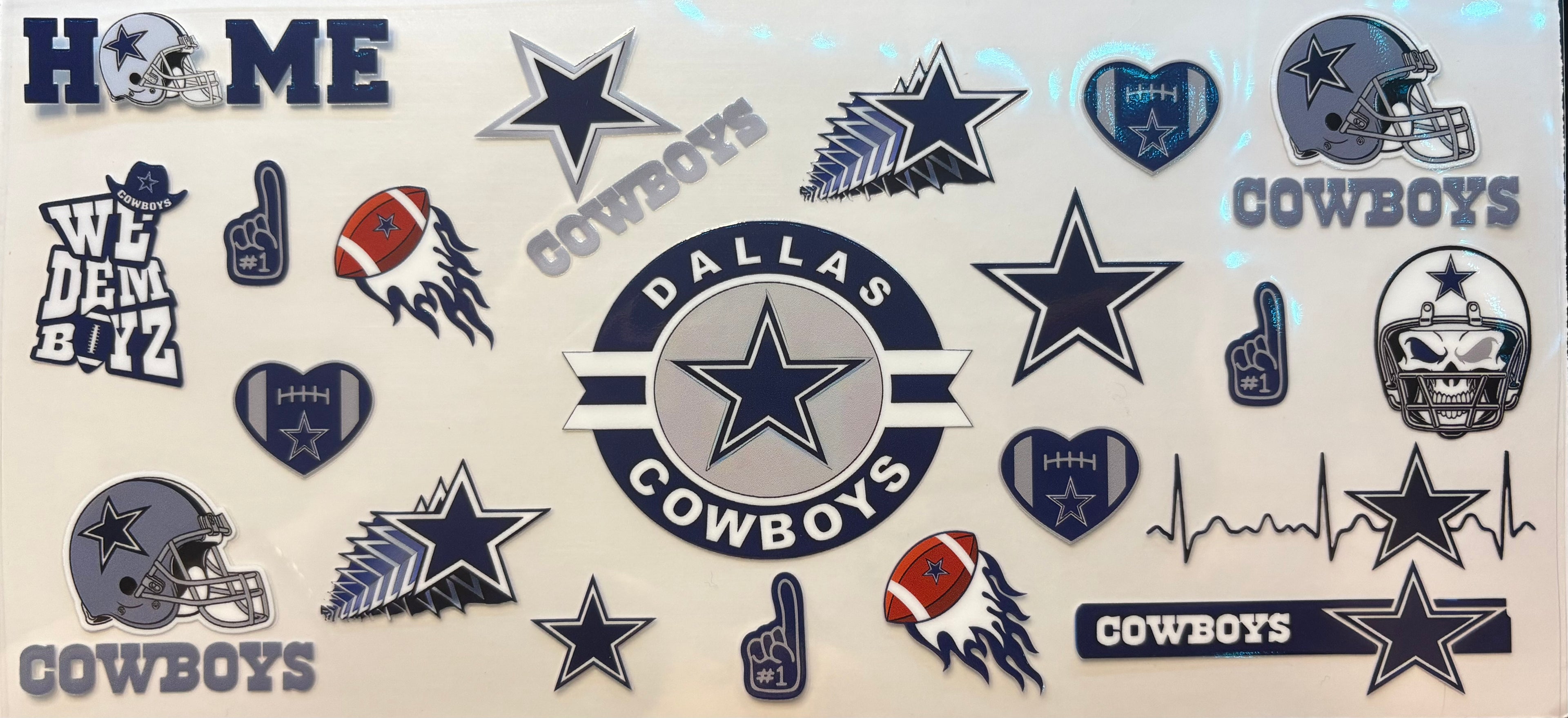 Dallas Cowboys Cup Decal – Design #119