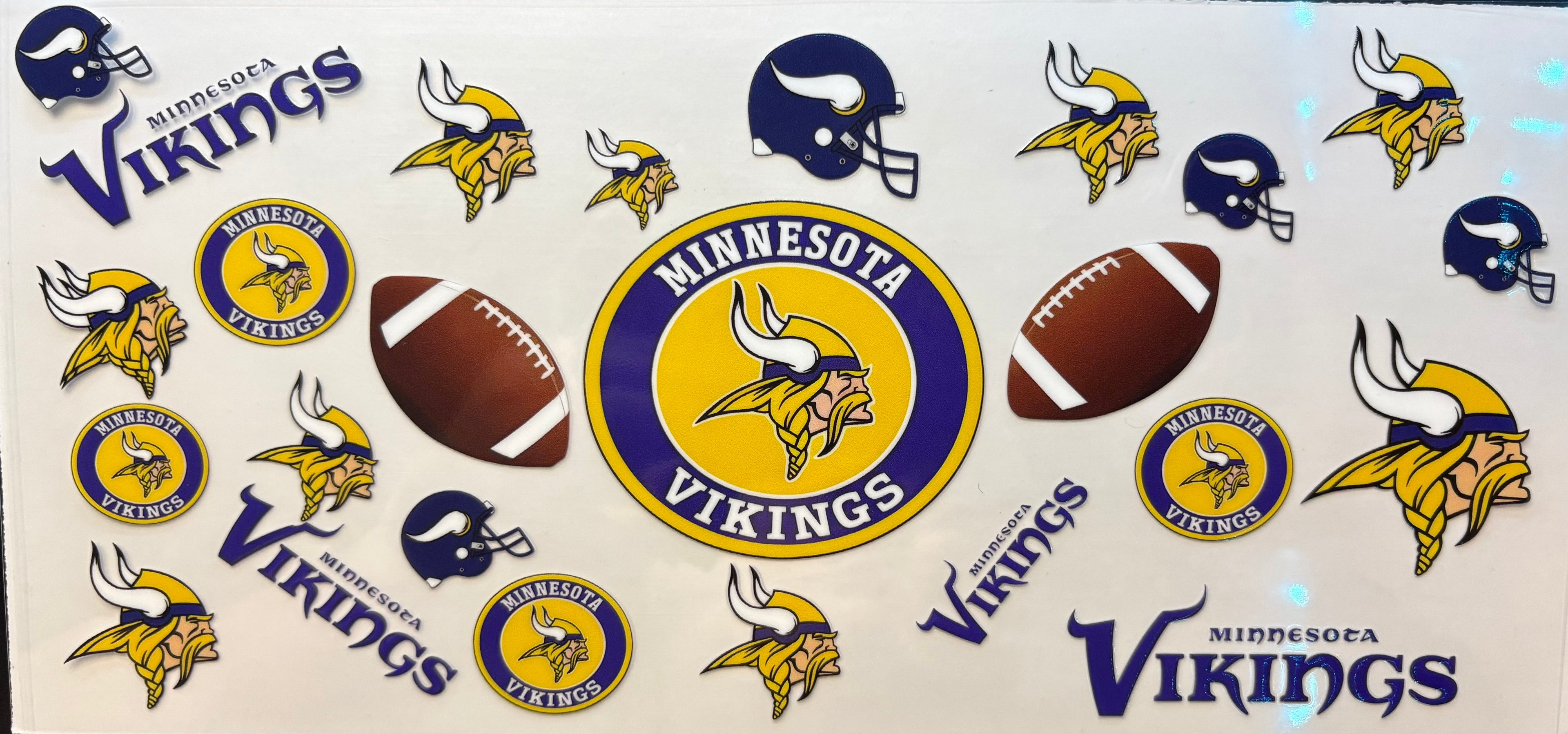Minnesota Vikings Cup Decal – Design #126