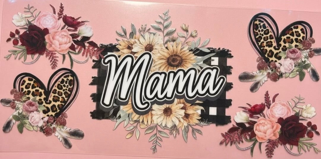 Mom, Grandma & Family Cup Decal – Design #68
