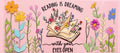 "Reading is Dreaming" Wildflower Books Cup Decal – Design #61