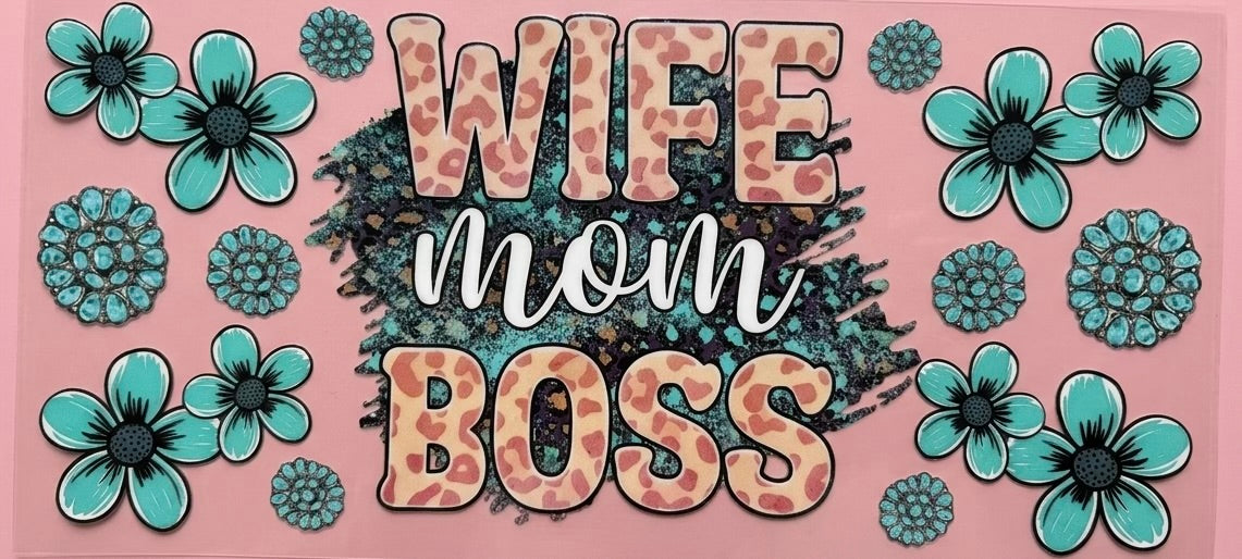 Mom, Grandma & Family Cup Decal – Design #92