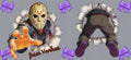 Jason Voorhees Purple Bows Cup Decal – Design #166
