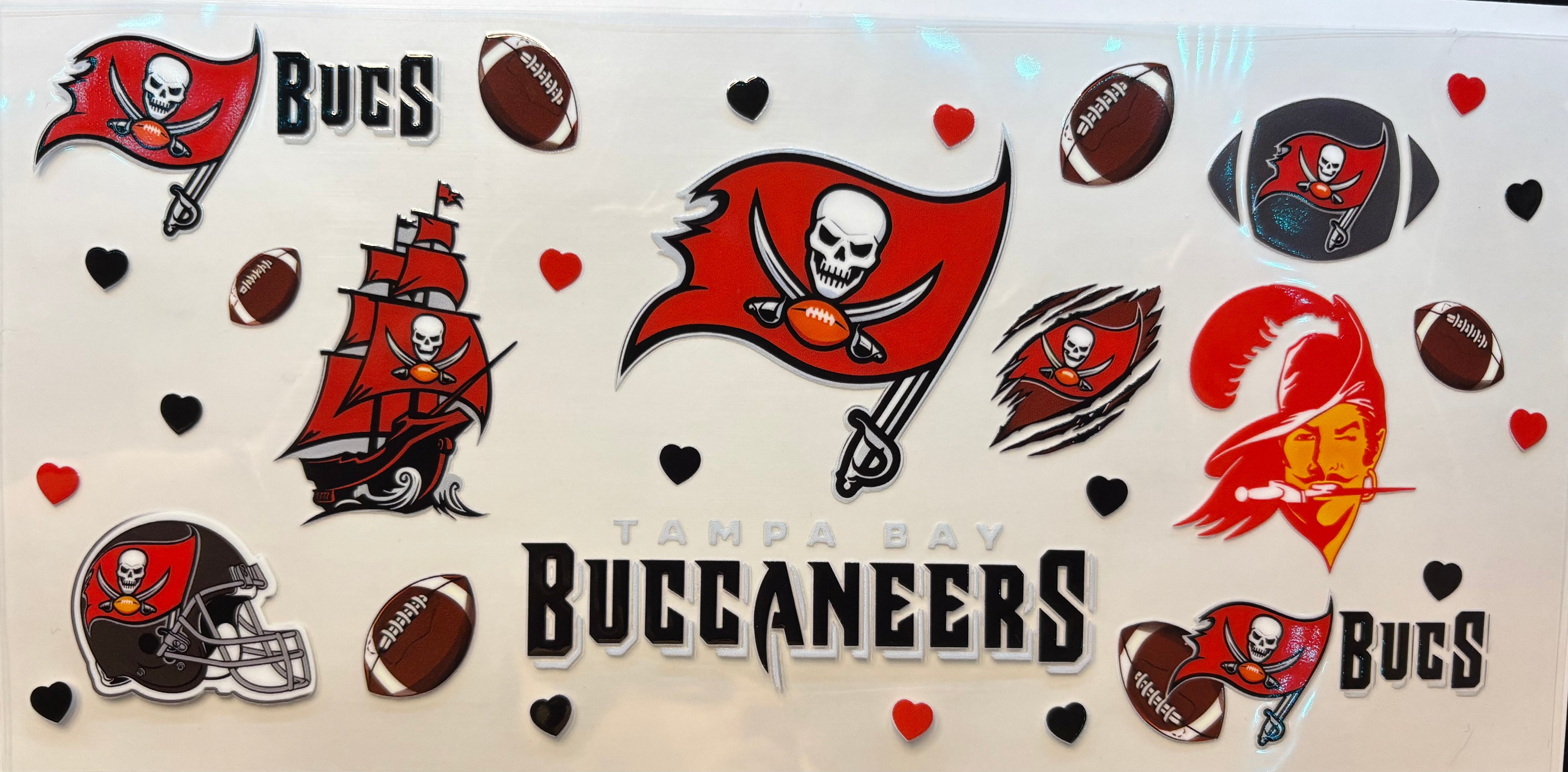 Tampa Bay Buccaneers Cup Decal – Design #130