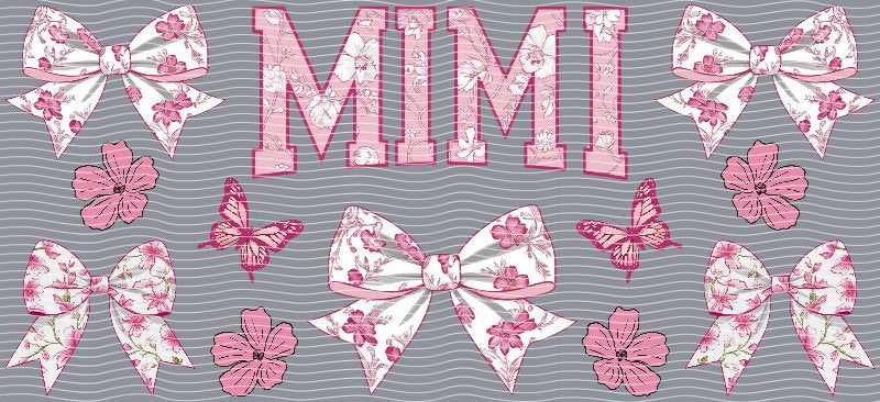 Mom, Grandma & Family Cup Decal – Design #93a