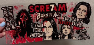 Scream 7 Burn It All Cup Decal – Design #162A