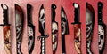 Horror Villain Knives Cup Decal – Design #165A