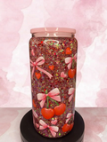 Cherry & Bow Premade Snow Globe Cup – Ready to Ship