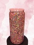 Pink Chunky Glitter Premade Snow Globe Cup – Add Decal to Cart