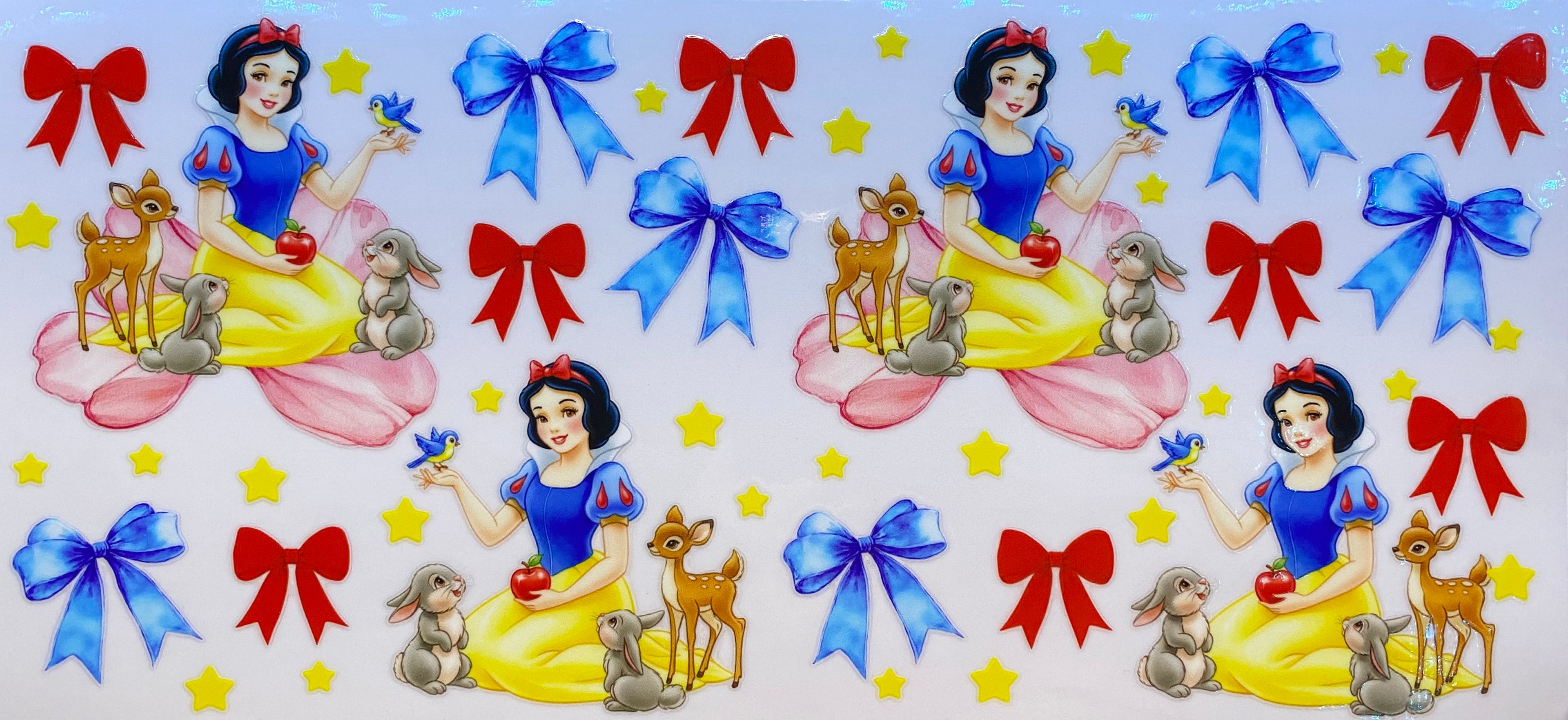 Snow White & Forest Friends Bows Cup Decal – Design #265