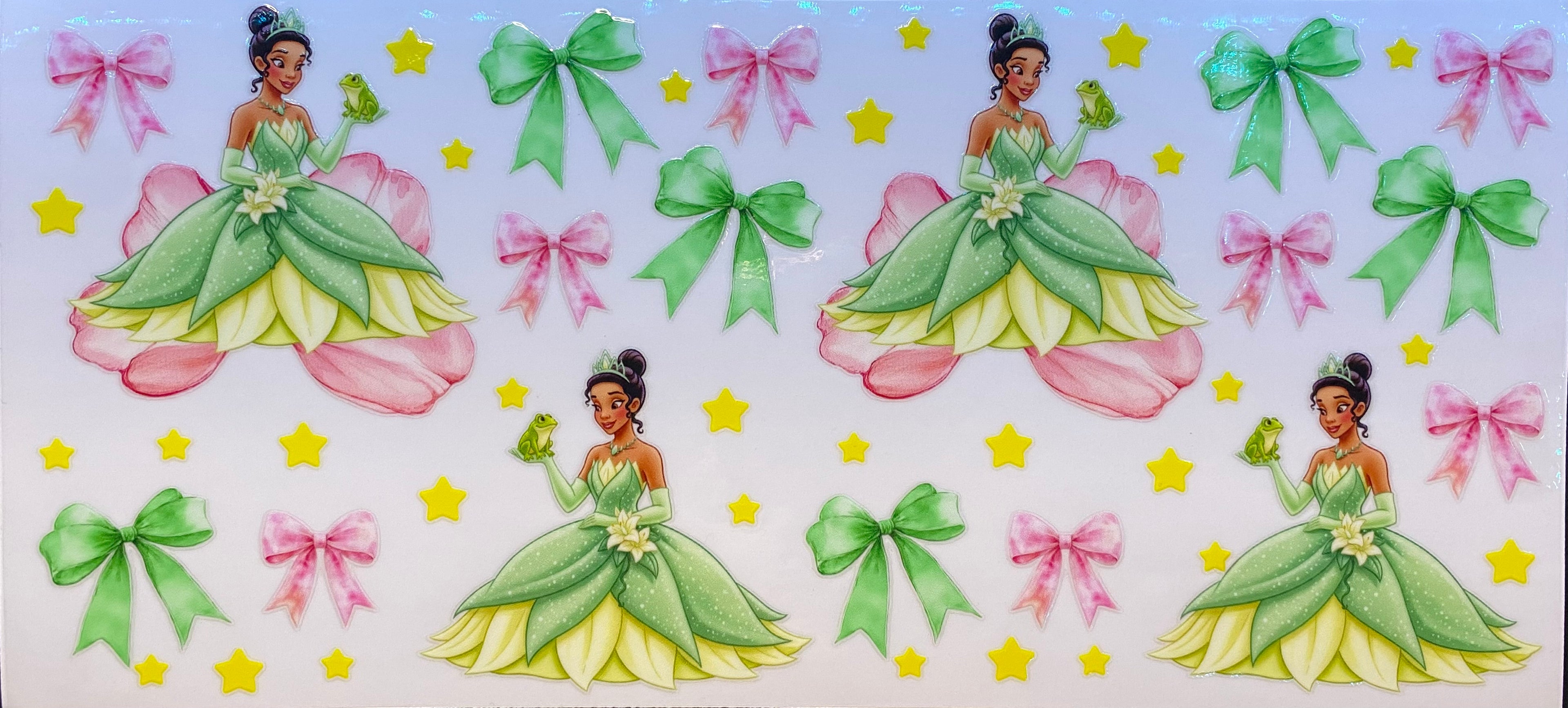 Princess Tiana & Frog Princess and the Frog Cup Decal – Design #259