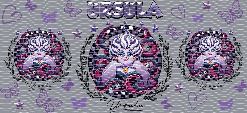 Ursula Disney Villain Cup Decal – Design #254A