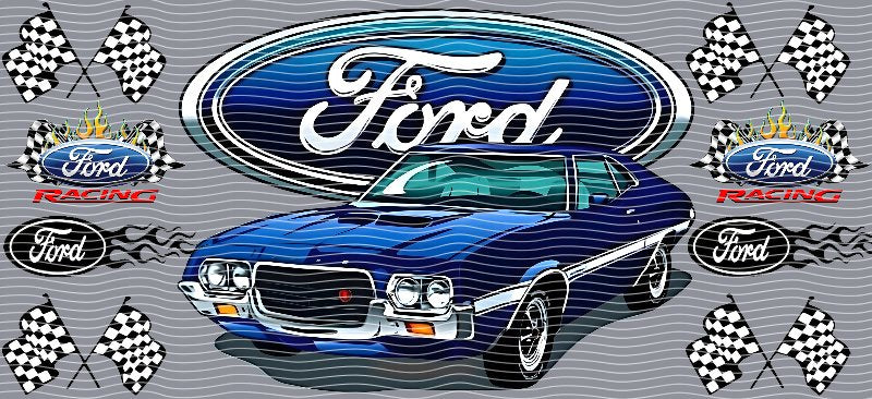 Ford Racing Cup Decal – Design #156