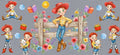 Jessie Multi-Pose Flowers & Balloons Cup Decal – Design #232