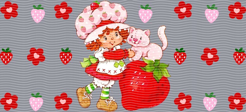Strawberry Shortcake Cup Decal – Design #191