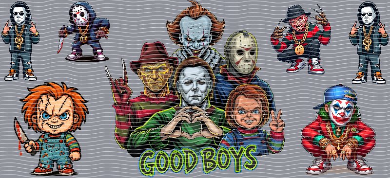 Good Boys Horror Hip Hop Cup Decal – Design #167
