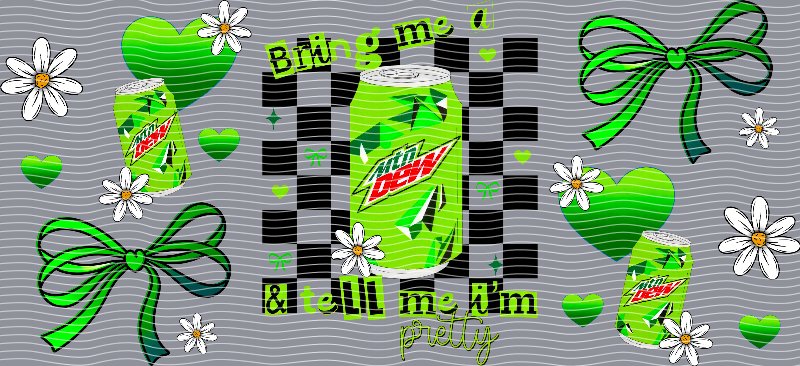 Mountain Dew Cup Decal – Design #151