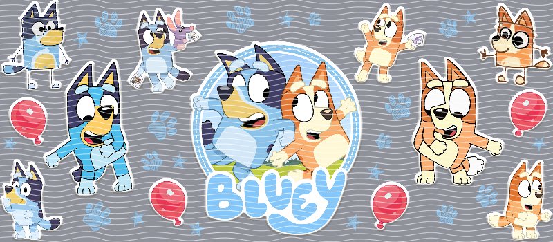 Bluey Cup Decal – Design #198
