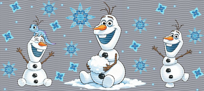 Olaf Frozen Snowflakes Cup Decal – Design #262