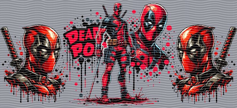Deadpool Cup Decal – Design #285