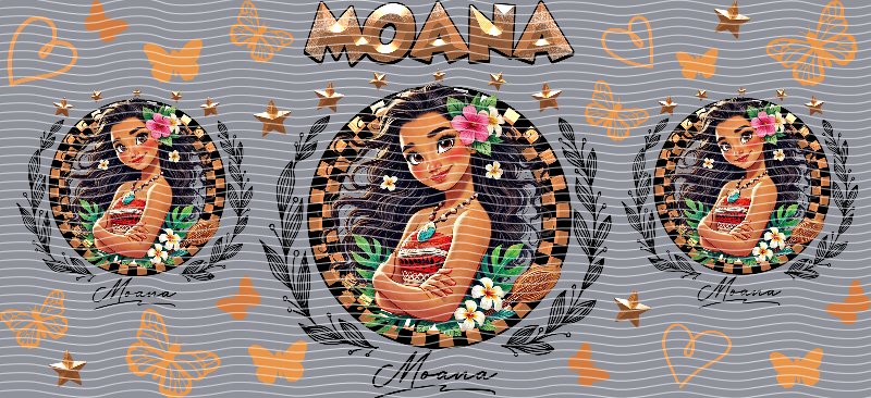 Moana Disney Princess Cup Decal – Design #260