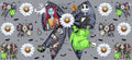 Nightmare Before Christmas Jack & Sally Daisies & Bats Cup Decal – Design #240