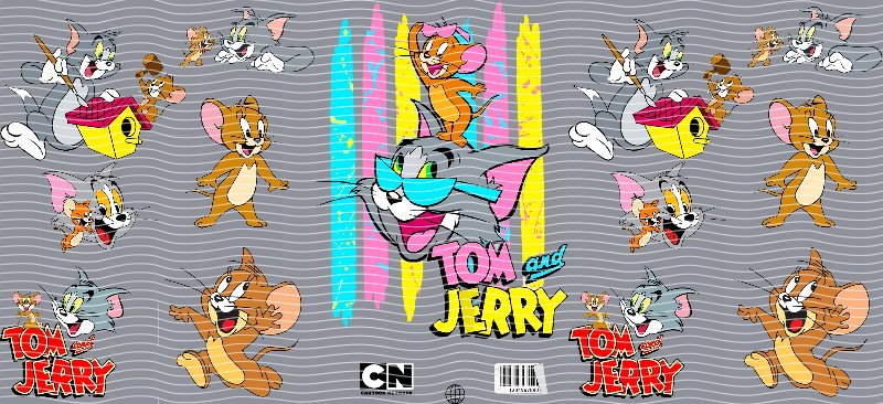 Tom and Jerry Cup Decal – Design #183