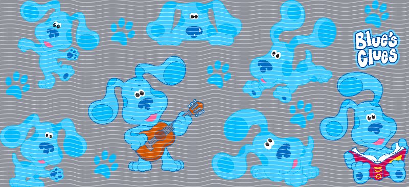Blue's Clues Cup Decal – Design #202