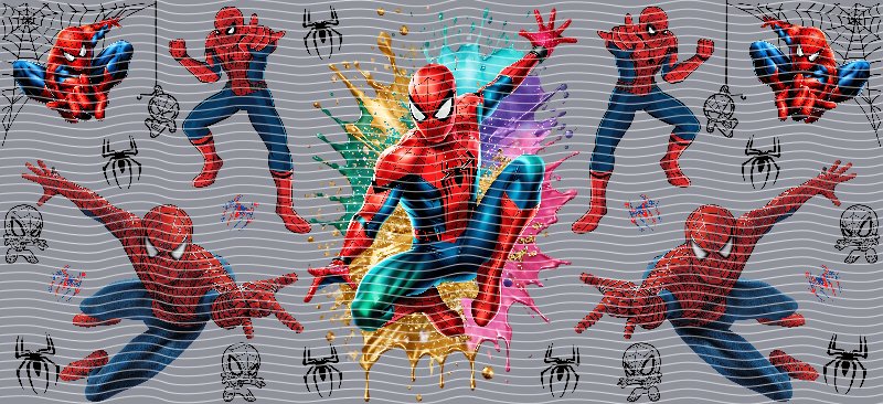 Spider-Man Paint Splash Cup Decal – Design #282