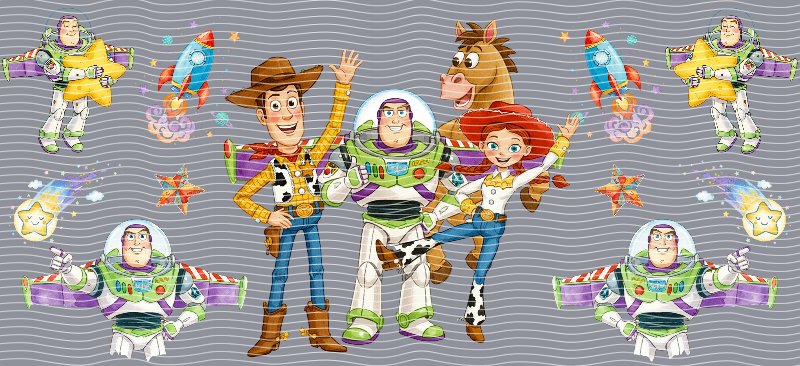 Toy Story Full Cast Rockets Cup Decal – Design #235