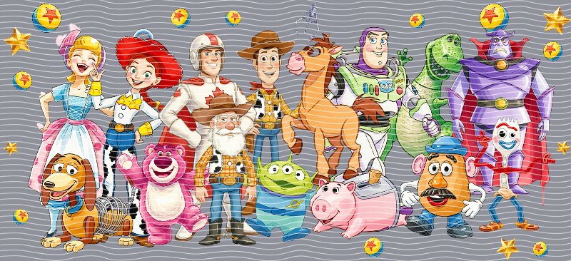 Toy Story Complete Cast Pixar Stars Cup Decal – Design #236