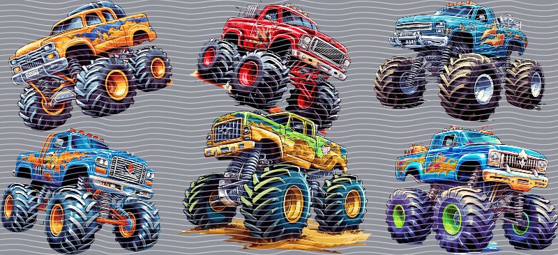 Monster Trucks Cup Decal – Design #278