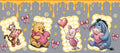 Pooh, Piglet, Tigger & Eeyore Pink Hearts & Bows Cup Decal – Design #215