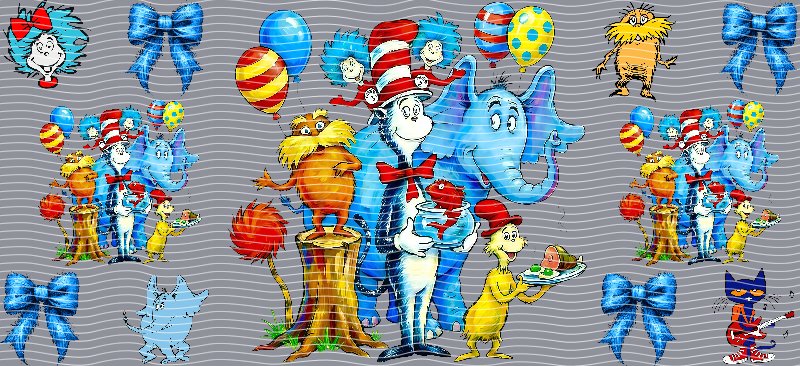 Dr. Seuss Cup Decal – Design #184