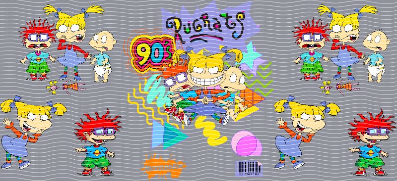 Rugrats 90s Cup Decal – Design #180