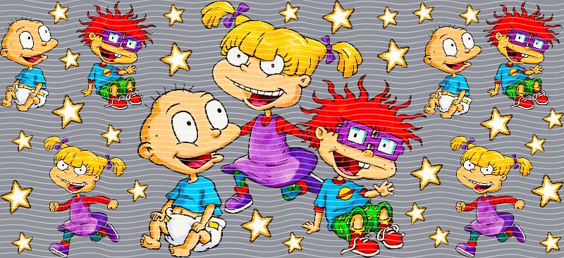Rugrats Full Cast Stars Cup Decal – Design #179