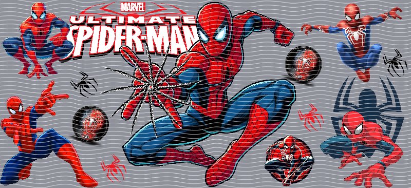 Ultimate Spider-Man Marvel Cup Decal – Design #282A