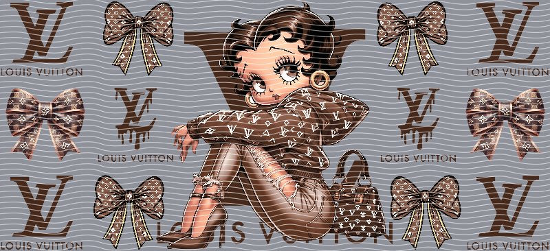 LV Betty Boop Cup Decal – Design #142