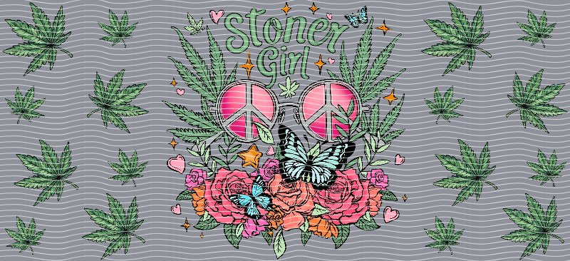 Stoner Girl Cup Decal – Design #140
